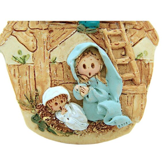 Vintage La Berge 1995 Away In the Manger Holiday Christmas Ornament Decoration - Picture 2 of 12
